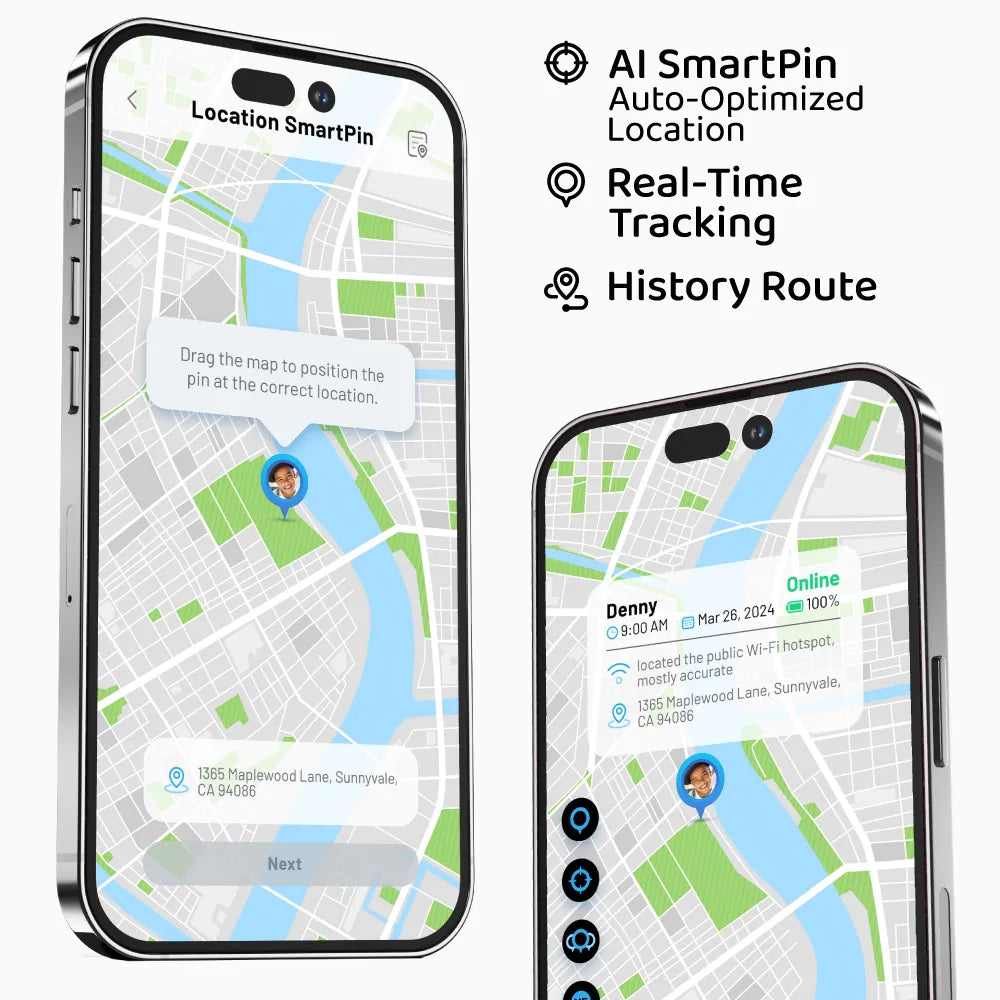 TickTalk 5 GPS real-time location tracking